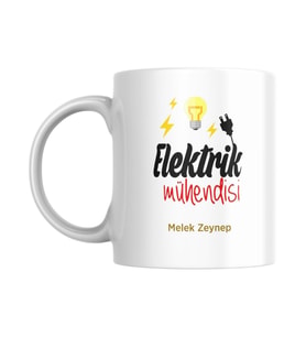 Kişiye Özel Elektrik Mühendisi Temalı Kupa Bardak