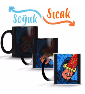 X Men Vintage Cyclops Sihirli Kupa Bardak Porselen