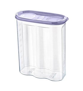 River World 2 Kapaklı Ölçekli Erzak Kuru Gıda Saklama Kutusu Kabı 2,4 Litre