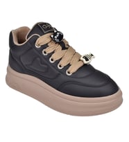 Guja İçi Polar Kadın Spor Ayakkabı Sneaker GJ-25K421 SİYAH