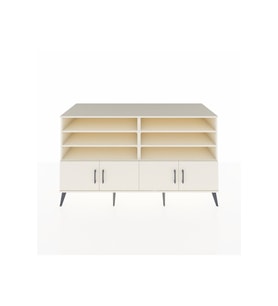 Kronos Konsol 6 Raflı 4 Kapaklı 176x59x99 Aytaşı-Aytaşı/Antrasit