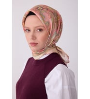 Belli 2026 Yaz Sezonu Twill İpek Eşarp 4304DTM 05