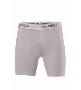 Likralı Uzun Erkek Boxer Gri - 1114A