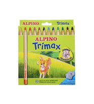 Trimax Üçgen Şekilli Jumbo Kuru Boya 12 Renk