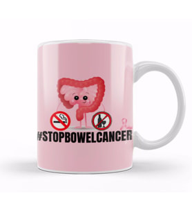 Bowel Cancer Awareness Da Bowel Cancer Awareness Month Kupa Bardak Porselen