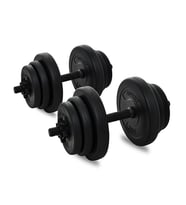 DYNAMIC VINYL DUMBBELL SET 20KG NEW