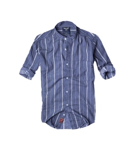 Alaska The Last Frontier Slim Fit %100 Pamuk Kumaş Hakim Yaka Uzun Kol Gömlek Mor Mor S