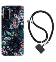 Samsung A02S A03S A10 A12 A13 A21S A22 Kılıf Boyun Askılı Silikon Great Flowers 1304