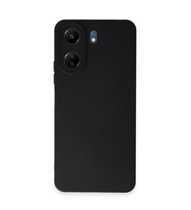 Xiaomi Redmi 13C Kılıf Nano içi Kadife Silikon - Siyah