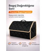Bagaj Çantası Oto Bagaj Organizer Çift Kat Deri Su Geçirmez Kaymaz Katlanır Araç Düzenleyici