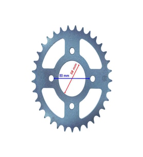 Mondial 250Mct Arka Dişli Std 520-34T İç 58 Mm Öm