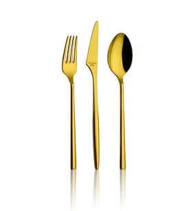 Aryıldız Trendy Prestige 84 Parça Pvd Gold Çatal Kaşık Bıçak Takımı Çantalı