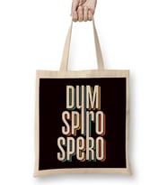 Dum Spiro Spero Motivation Latin Phrase Language Education Bez Çanta Uzun Saplı