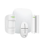 AJAX Hub Kit / StarterKitHub 9bölgeli (Zon) GSM+GPRS Kablosuz Alarm Seti KeyPad YOK BEYAZ