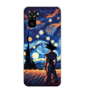 Xiaomi Redmi Note 10 / Note 10S Uyumlu Dragon Ball Tasarımlı Şeffaf Telefon Kılıfı