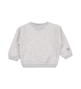 Civil Baby Keep Smiling Etiketli Basic 6-18 Ay Sweatshirt - Gri