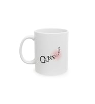 Güzel Kadın Yazılı Minimal Kelebek Tasarımlı Porselen Kahve Kupası 330 ml KF16032617