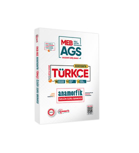 2026 MEB AGS Türkçe Özgün Soru Bankası Dijital Çözümlü