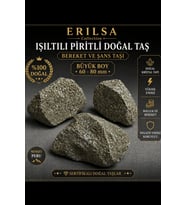 Sertifikalı Işıltılı Pirit Taşı Kütle 60-80 mm Büyük Boy Koleksiyonluk Doğal Kaya