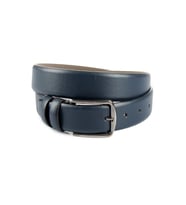 DeepSEA Erkek Lacivert Klasik 3,5 cm Suni Deri Kemer 1701350