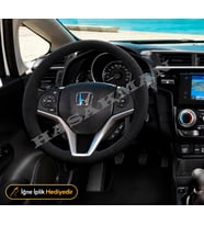 Honda Civic FB7 Dikme Direksiyon Kılıfı Alcantara Süet Monza Black 2014-2016