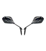 Honda Activa S Ayna Takımı Orjinal Tip Parlak Kapak Oem _Supermoto (Renksiz)