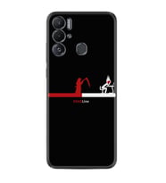 Tecno Pova Neo Kılıf Silikon Desen Özel Seri Dead Line 1662