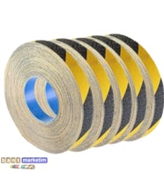5 Adet Merdiven Kaydırmaz Kaymaz Bant 25mm X 25mt Sarı Siyah