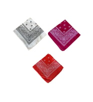 %100 Pamuklu Klasik Desen Unisex 3lü Bandana Seti Renkli Bandana Etnik Desenli A Kalite Bandana