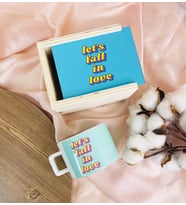 Let's Fall In Love Tasarımlı Kutulu Kupa