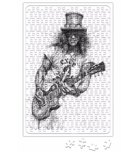 Guitarrista Slash Puzzle 240 Parça Yapboz
