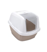Imac Maddy Junıor Kapalı Kedi Tuvaleti Bej/beyaz 57x43x41cm