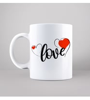 Aşk Love Sevgili Tasarımlı Kupa