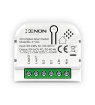 Akıllı Anahtar  Zigbee, 2 Kanal, Sıva Altı, Mobil Kontrol, Akıllı Röle (X7054)