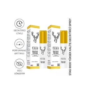 Spray Stag 90000 For Men -Erkeklere Özel -2 Adet