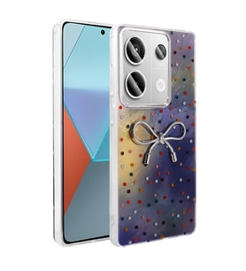 Xiaomi Redmi Note 13 Pro 4G Uyumlu Kılıf Kamera Korumalı Figürlü Zore Ponti Silikon Kapak