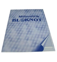 DİLMAN MİLİMETRİK BLOK A4 MAVİ