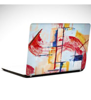 Şekiller ve Renkler Soyut Laptop Sticker 12 İnch (29X24CM)