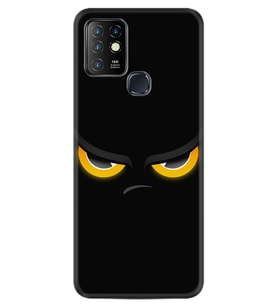 INFINIX Hot 10 Kılıf Silikon Desen Black Eyes 1644