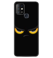INFINIX Hot 10 Kılıf Silikon Desen Black Eyes 1644