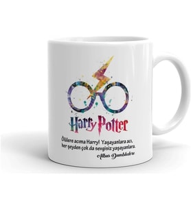 Harry Potter anlamlı yazı seramik kupa.komik kupalar