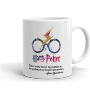 Harry Potter anlamlı yazı seramik kupa.komik kupalar