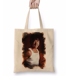 Jackie Chan Portrait Bez Çanta Uzun Saplı