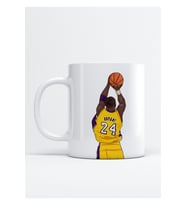Kobe Bryant Los Angeles Lakers Baskılı Porselen Kupa Bardak