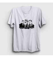 Presmono Unisex Beyaz Band V2 30 Seconds To Mars T-Shirt 375938tt