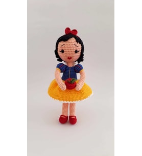 Pamuk Prenses Amigurumi Organik Oyuncak