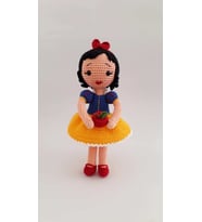 Pamuk Prenses Amigurumi Organik Oyuncak