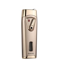 Quantoro Çift Torch Pürmüz Rose Gold Metal Puro Çakmağı - TRZ1054