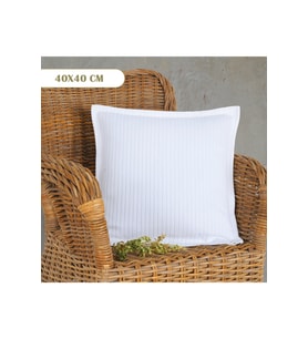 Örgü Desenli Pike Yastık Kılıfı 40x40 ( 1 Adet )