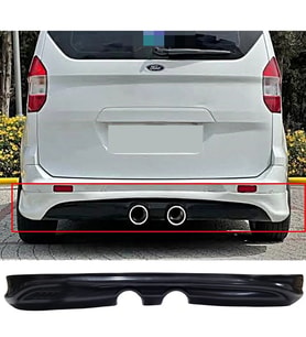 Ford Tourneo Courier R32 Arka Ek Plastik Siyah Difüzör Arka-bodykit-ek-karlık